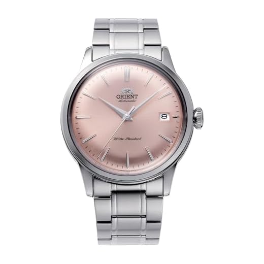 Orient Relógio social automático Bambino versão 7 38 mm em rosa Modelo: RA-AC0M11Y30B, rosa