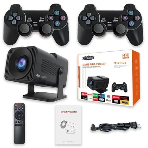 New wireless retro gaming projector,4K HD TV video game stick, Portable projector with...