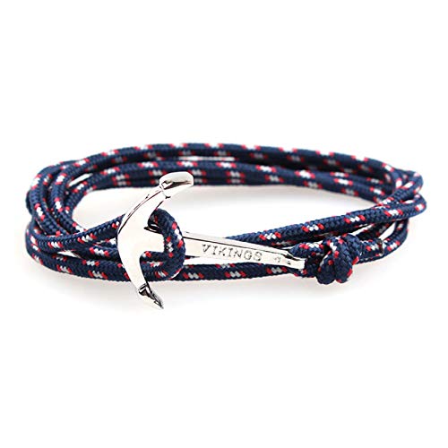 ZENSE - Bracelet cordon ancre marine ajustable