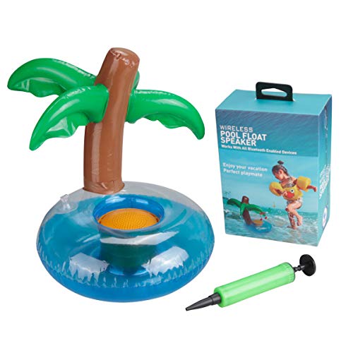 Waterproof Bluetooth Speaker USB Rechargerable Pool Floats Inflatable for Holiday Party Campus Pool