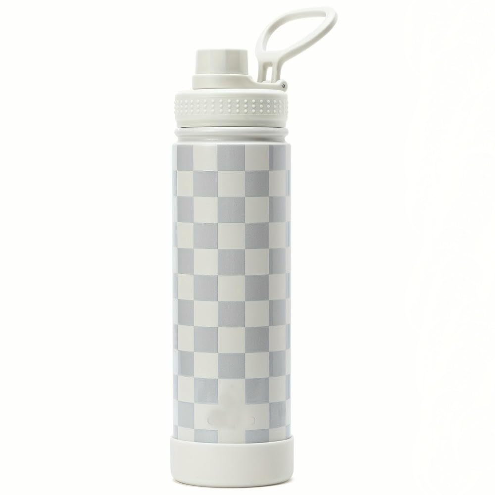 Izolowana butelka na wodę szerokie usta stalowy kubek z pokrywką szczelny podwójna ścianka vacuum flask 24h zimny kołnierz (22oz)