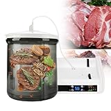 Máquina Automática Para Encurtir Carne De Hamburguesa, Encurtido Eléctrico Automático De Hamburguesas, Marinador De Carne Y Verduras En Bote, Configuración De Temporizador 0-10H, Sabor Encurtido