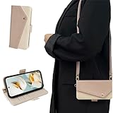 Kahper for google pixel 9a ケース 手帳型 ショルダー グーグルピクセル9a ケース 手帳型 可愛い スマホケース おしゃれ カードポケット 横置き機能 携帯カバー ぐーくるぴくせる9a ケース 財布型 マグネット式 軽量 耐衝撃 高級PUレザー 全面保護 擦り傷防止 耐汚れ 防塵 6.3インチ（アプリコット）