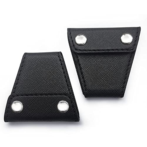 Sicherheitsgurt-Einsteller, 2 Stück Auto Sicherheitsgurt Versteller Sicherheitsgurt Clip,Universeller Komfort Schulter Nacken Schutz Sicherheitsgurt Clips, PU Leder Sicherheitsgurt Positionierer