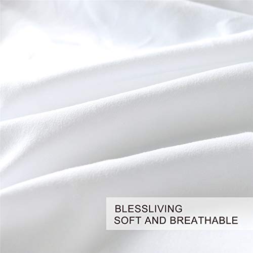 BlessLiving Tie Dye Sheet Set, Full Size, 4 Piece Set, Spiral Tie Dye Bedding with Deep Pocket, Wrinkle, Fade Resistant and Machine Washable