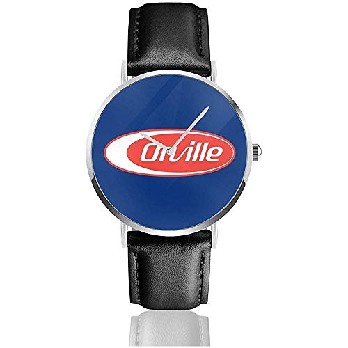Unisex Business Casual Orville Barilla Logo Mix Uhren Quarz Leder Uhr