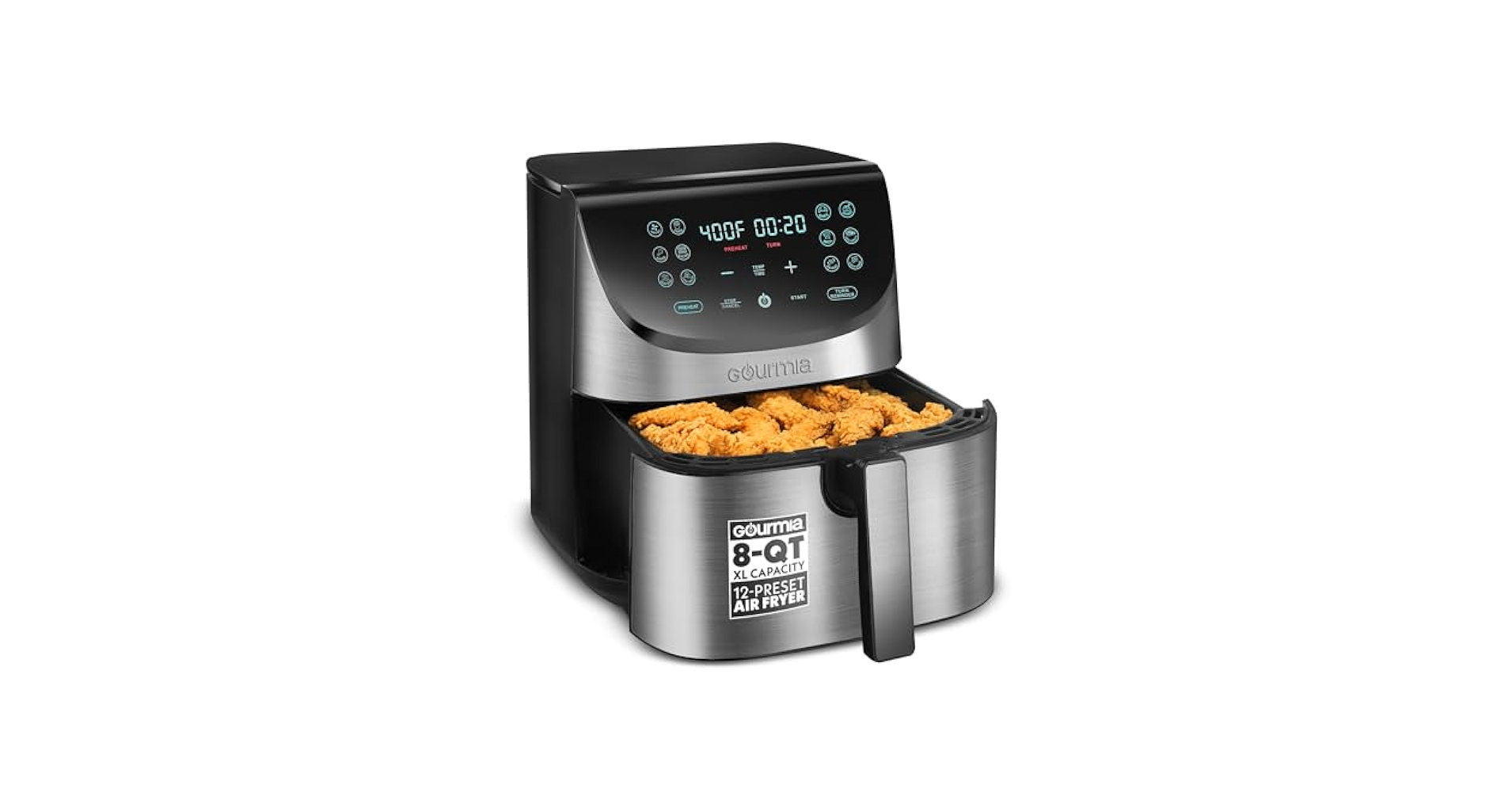 Amazon.com: Gourmia Air Fryer Oven Digital Display 8 Quart