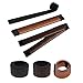 Produktbild Ealicere 3 Stück Donut Hair Bun Maker, Magic Twist Donut French Band für Damen DIY Hairstyle Tools(Schwarz, dunkelbraun und braun)