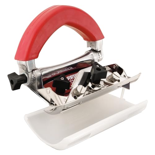 ROBERTS Sheet Goods and Carpet Trimmer with Anti-Friction Boot Adjustable Handle and 2 Hook Blades