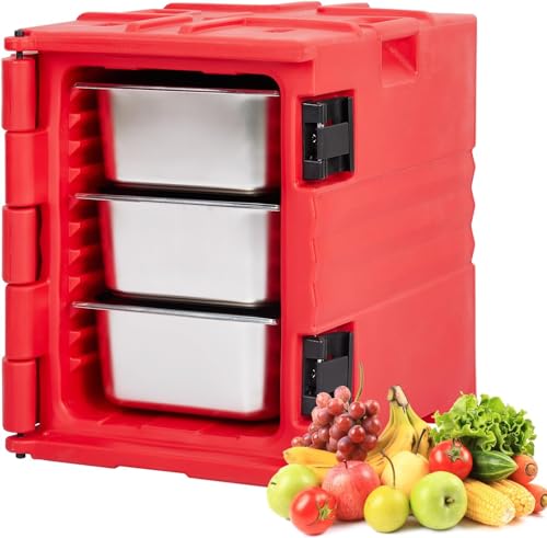 Food Warmer,Portable Food Warmer 82Qt Hot Box for Catering, Lldpe Food Box Carrier Double Catering for 3/6 