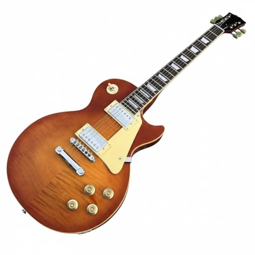 Guitare électrique Single Cut Honey Burst idéale pour le studio à la maison