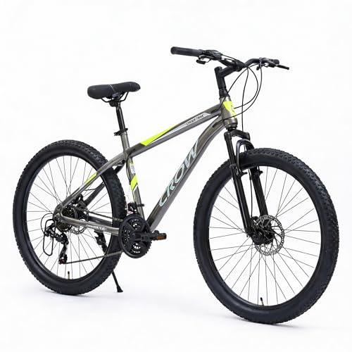 Image of CROW - Cross TRAK 21 Speed Gear Cycle | 29 inch T Cycle for Boys 12 to 15 Years | Bicycle for Men Adult | Mountain Bike with Front Suspension & Dual Disc Brakes| Unisex 29 INCH MTB Cycle for Men |