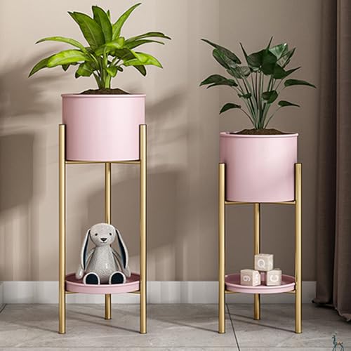 Support pour plantes à 2 niveaux pour libérer de l'espace au sol
