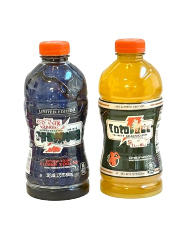 Upside Down & Citrus Tangerine Sports Drink Collectible 28 oz bottles - Limited Edition