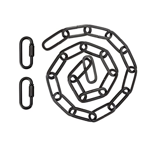 Image of Aspen Creative 21122-05-1, Steel Heavy Duty Chain & Two Quick Link Connector for Lighting Fixture /Swag Light /Plants / 3 Feet, Oil Rubbed Bronze, 8 Gauge