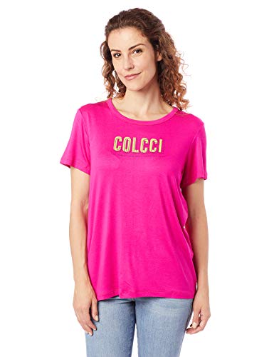 Camiseta Estampada, Colcci, Feminino, Rosa Albertine, M