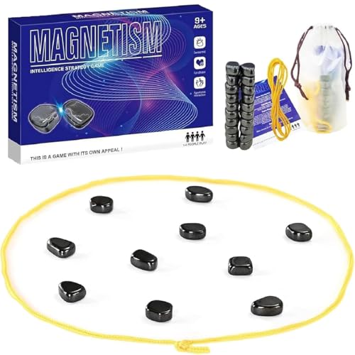 HOKYYCC Magnetspiel Tragbar Magnetisches Schachspiel Magnet Schach Tischspiele Camping-Spiele Geeignet für Familienfeiern Geburtstagsparty-Spiel