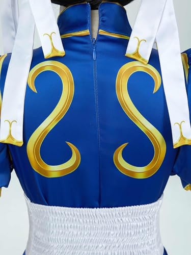 Disfraz Chun Li Street Fighter para Niñas Talla S-M-L miniatura 4