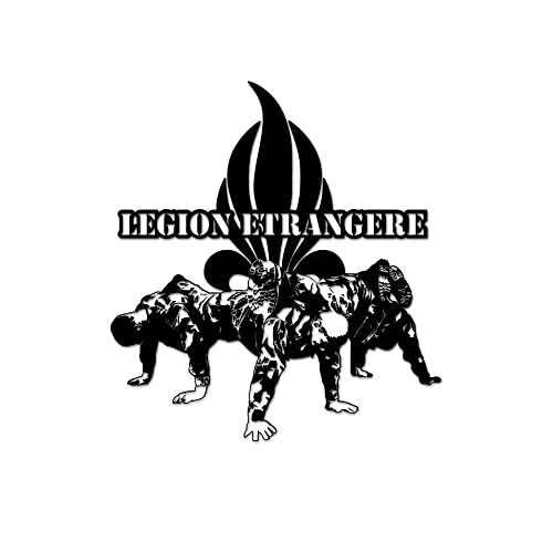Adhesivo de pared de Legion Etrangere para decoración de salones y despachos