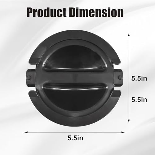 Image of Front Black Leaf Liner Cover Replace 55079292AD 55079293AD Compatible for Jeep Grand Cherokee 2011 2012 2013 2014 2015 2016 2017