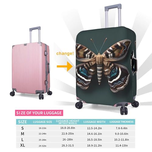 Housse de protection valise voyage blanche grand format polyester lavable - 5