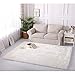 Jianghuayunchuanri Tapis Shaggy Super Doux Fausse Fourrure de Mouton de Peau de Mouton Tapis Salle Peluche Tapis Enfants Jouent dortoir Mat Peluche Douce Duveteuse (Couleur : Blanc, Size : 90x150cm)