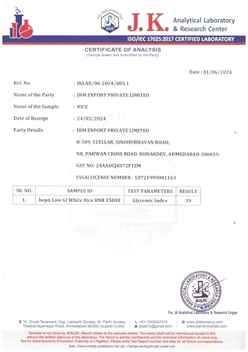 Image of hepn Low GI White Rice Pack of 2, 1.8kg, Lab Tested GI 41, Premium Low Glycemic Rice, Diabetic Friendly, No Added Sugar, Daily Rice