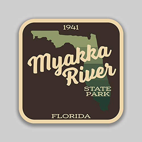 Myakka River State Park Sticker Explore Wanderlust Camping Florida Vinyl Decal Sticker Car Waterproof Car Decal Bumper Sticker 5"