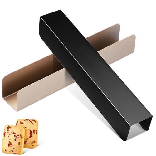 YARNOW Molde de Galletas de Arándanos Rectangular 2 Piezas Acero Inoxidable Antiadherente para Uso Doméstico en Repostería
