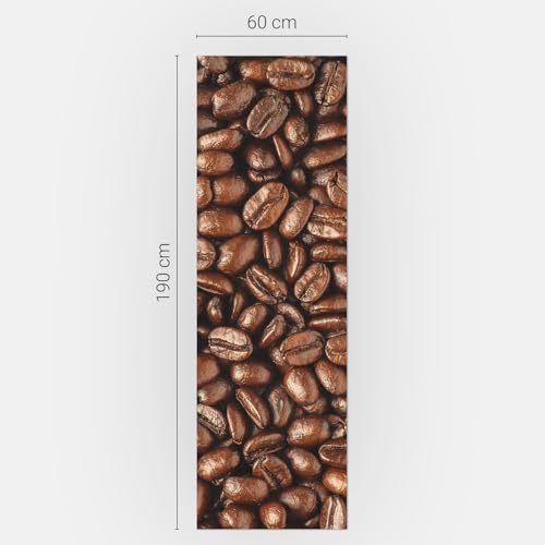 Décalcomanie auto-adhésif frigo 60x190 grains de café haute définition - 5