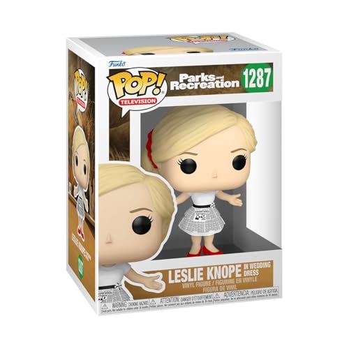 Funko Pop TV: Parks & Recreation 15th Anniversary - Leslie Knope in Wedding Dress - Parks and Recreation - Collectable Vinyl Figure - Gift Idea - Official Merchandise - Toys for Kids & Adults