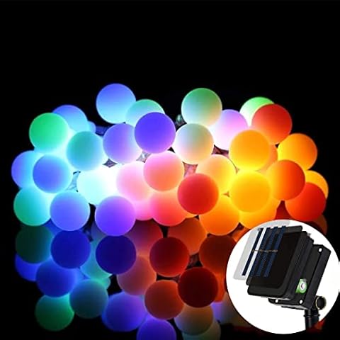 Guirnaldas Luces Exterior Solares, Oreunik 9M 66LED Cover