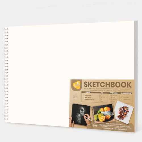 Image of Lakeer Watercolor Wire-O Sketchbook - A3 Size | Cold-Pressed Watercolor Paper with Cotton-25 Sheets (50 Pages), 250 GSM | Mixed Media, for Artist-(Acid Free)