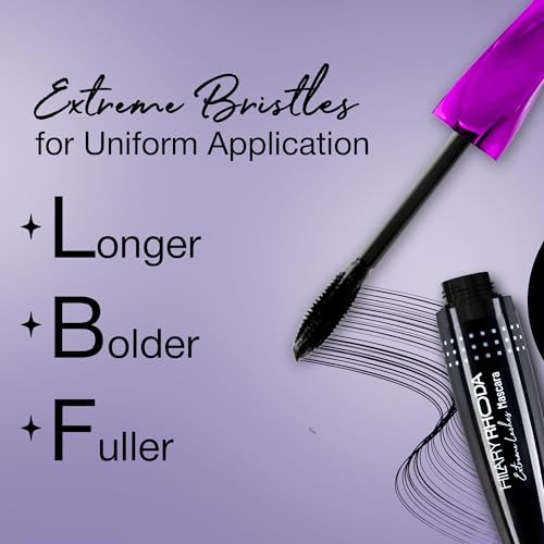 Hilary Rhoda Extreme Lashes Mascara | Volumizing & Lengthening Mascara | Waterproof & Long Lasting |Clump-free Formula | Smudge-Proof & Non-sticky Mascara | 12ml - Image 4
