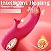 2025 New Edition New Realistic Adult for Women Today Silent Thrusting Stimulation with Strong Suction Cup for Hands Free Play for Women Pleasure C2757Z Base (Pink)