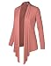 BIADANI Women Classic Hi-Low Open Front Lightweight Soft Drape Rayon Cardigan (S-5X)