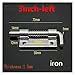 2Pc 304 Stainless Steel Spring Pin Galvanized Pin with Holes F-Shaped Pin Industrial Cabinet Welding Hinge(3inch-Left)