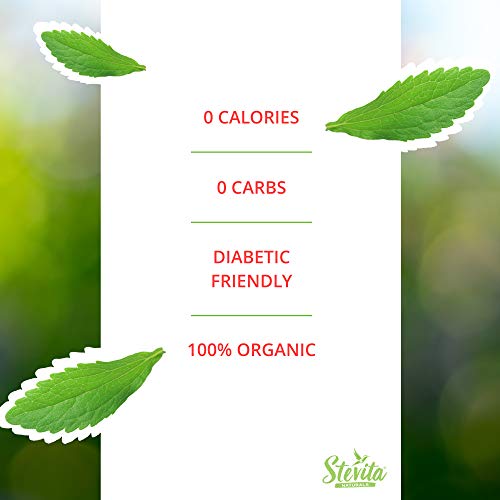 Stevita Organic Liquid Stevia - 3.3 Oz - All-Natural Sweetener, Zero Calories - Usda Organic, Non-Gmo, Vegan, Kosher, Keto, Paleo, Gluten Free - 500 Servings #TOP2