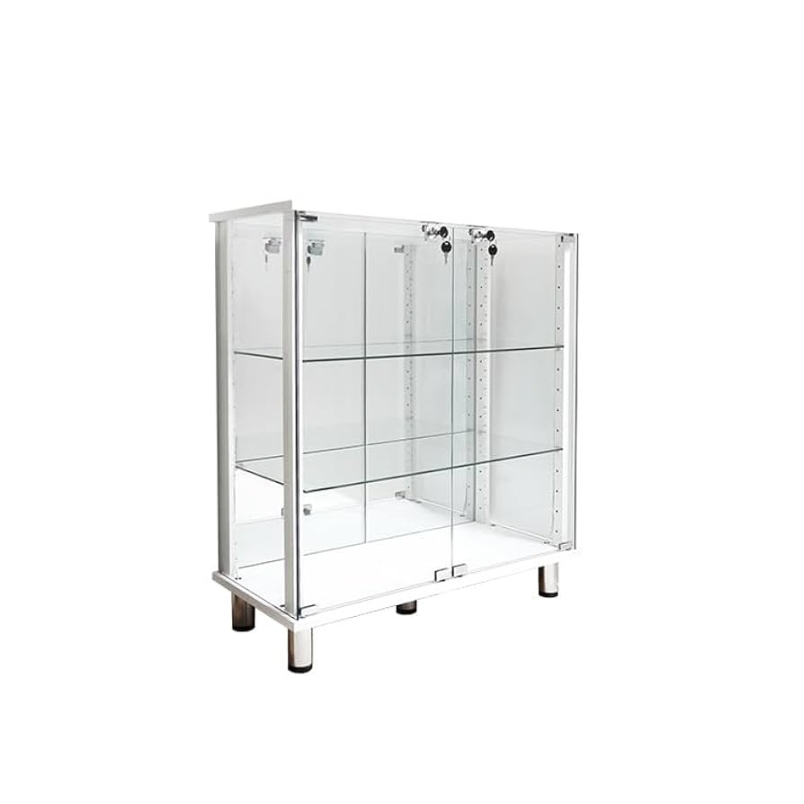 【最終値下げ】地球家具　ガラスコレクションケース　H83×W40cm　ホワイト 楽天市場】地球家具 ガラスコレクションケース JONY ジョニー