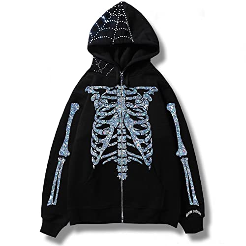 mapu様✨ Amazon.com: MANGMAO Y2k Zip up Hoodie Streetwear Graphic