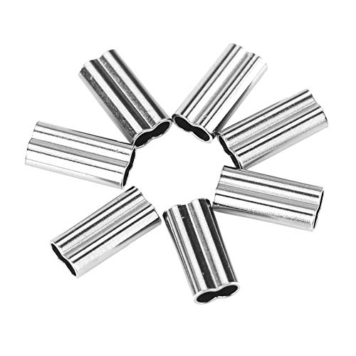 200 pezzi Maniche a crimpare in rame doppio