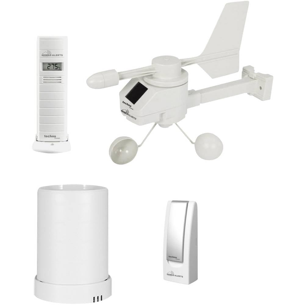 Technoline MA 10050 mobilna stacja pogodowa z systemem monitoringu domu, 37 x 18,5 x 20,5 cm