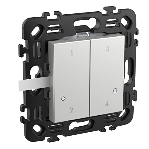Legrand RA4575CW plaque de commutation avec obturateur pour masquage propre