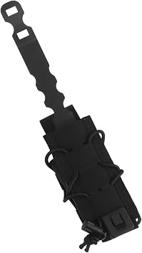 Tourniquet Pouch for SAM XT/CAT/SOF, with Hook Loop Flap for IFAK Quick Pull, or Remove Get Open-Top Elastic Drawstring, Durable Fabric MOLLE Holder Medical Pouch Fit Tactical Vests/Belts/Bag