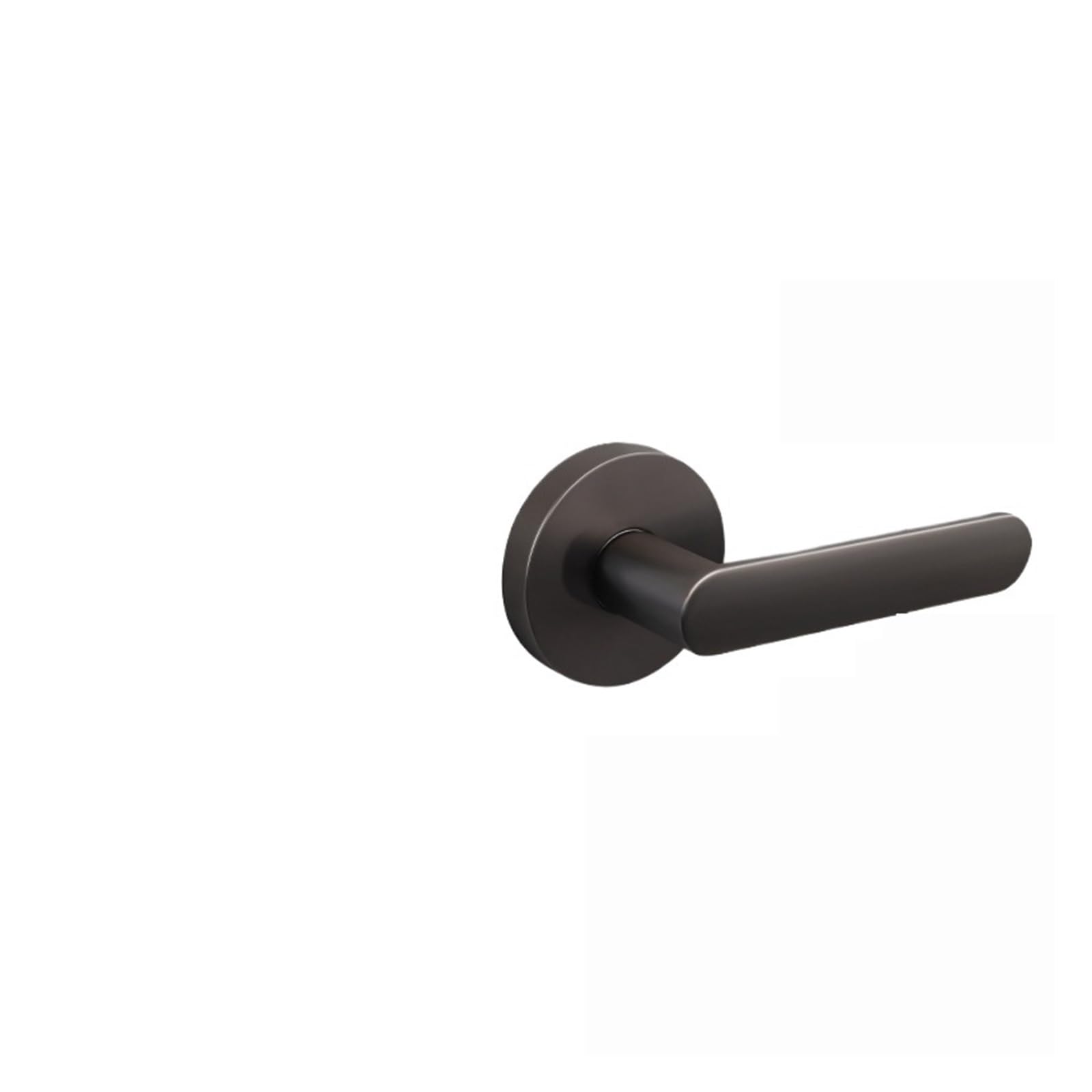 Poignée de porte d'intérieur gris pistolet en design moderne et élégant pour chambre