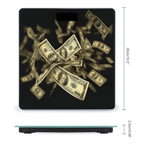 Báscula Digital para Baño de Vidrio Templado 10.2 pulg miniatura 2