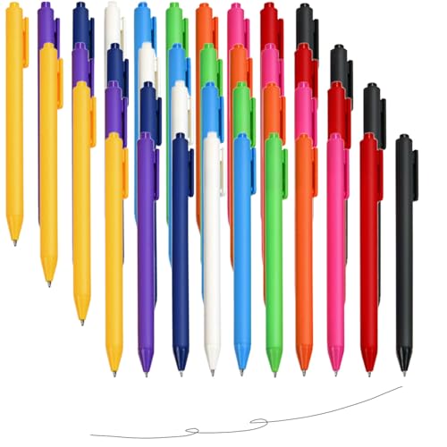 Pack 10 bolígrafos retráctiles de tinta gel negra 0.5 mm