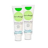 Dermafungal Athlete’s Foot Antifungal Cream - 3.75 Oz Tube, 2 Pack - Treats Jock Itch, Ringworm...