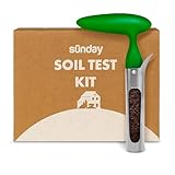 Sunday Soil Test Kit for Lawns - Helps Tailor Your Lawncare Plan - Tests for Soil’s Macronutrients & Micronutrients - Receive Results in 3-4 Weeks