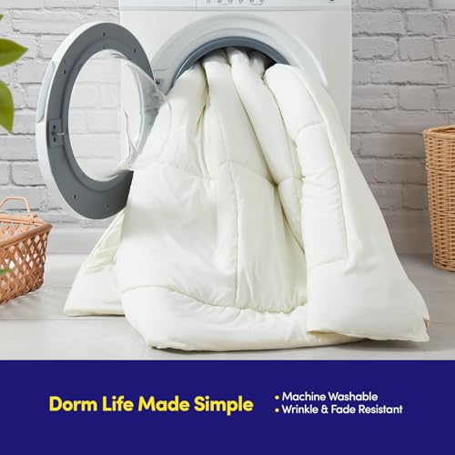 Parure de lit 5 pièces pour lit Simple XL de dortoir - 6
